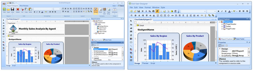 Generate Reports from ASP.NET, WinForm .NET