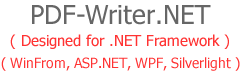Click to view PDF-Writer.NET 4.4.0.0 screenshot